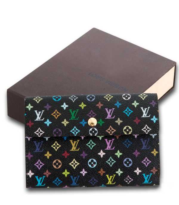 1:1 Copy Louis Vuitton Monogram Multicolore Alexandra Wallet M60084 Replica